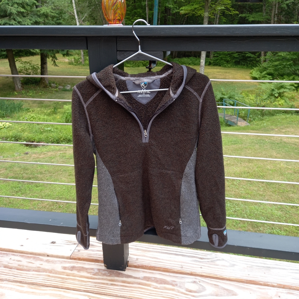 Kuhl Women's Alfpaca Kangaroo-pocket Quarter-zip Sweater